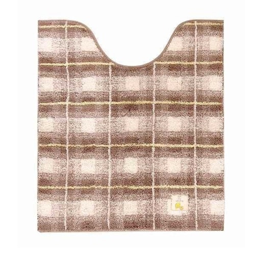 トイレマット 75×63cm ブラウン