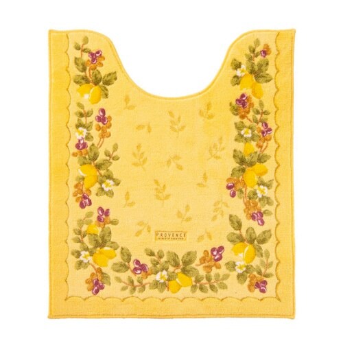 トイレマット 63×75cm ロング イエロー