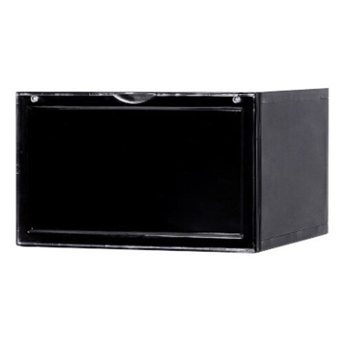 シューズケース スタッキング ブラック