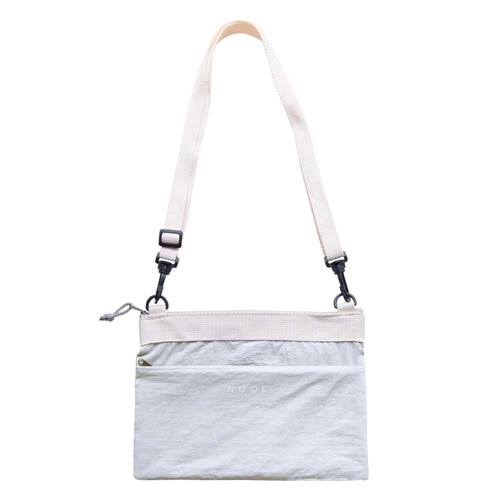 トラベルバッグ サコッシュ サブバッグ グレー