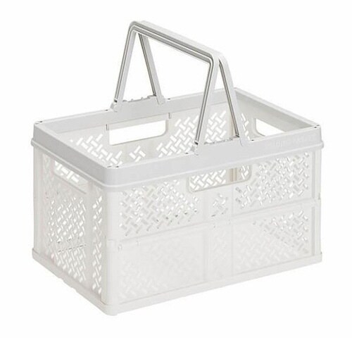 収納ボックス スモーキーホワイト×2