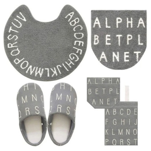 トイレマット セット 4点セット グレー