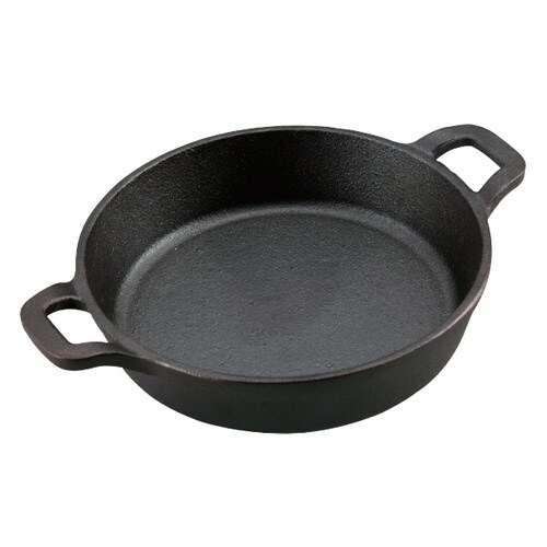 アウトドア スキレット 18cm両手 調理器具×2