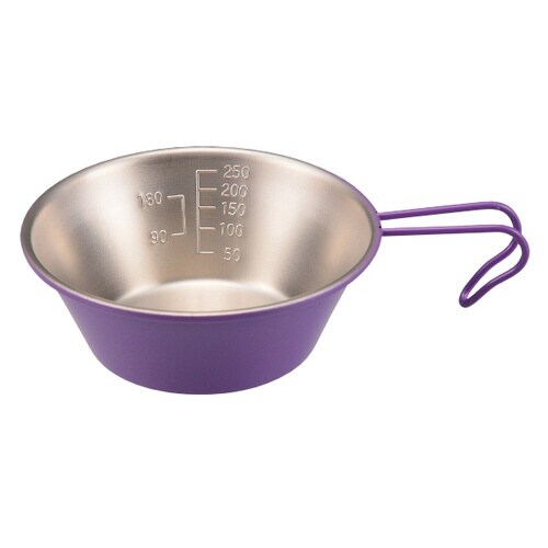 シェラカップ 320ml ステンレス パープル