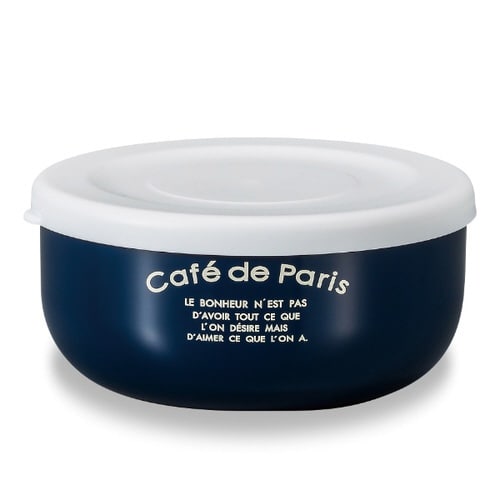 お弁当箱 1段 300ml 抗菌 丸小鉢 ネイビー