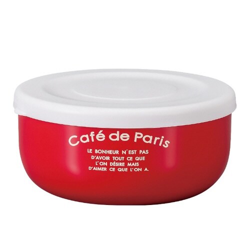 お弁当箱 1段 300ml 抗菌 丸小鉢 レッド