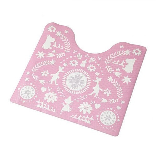 トイレマット 60×55cm フォーク PVC×2