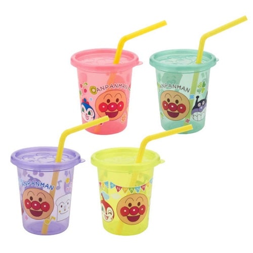 ストローカップ アンパンマン 顔 S 180ml