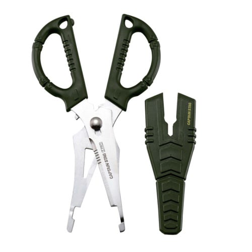 アウトドア ハサミ 多機能 収納ケース付