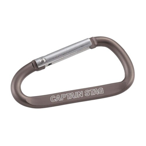 カラビナ キーホルダー アウトドア グレー