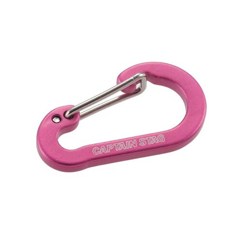 カラビナ キーホルダー アウトドア ピンク