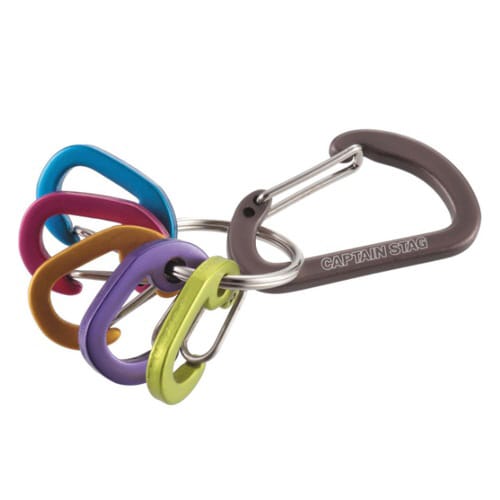 カラビナ キーホルダー アウトドア カラフル