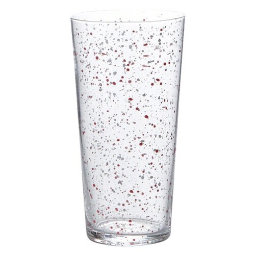 タンブラー L 400ml ガラス ピンク×2