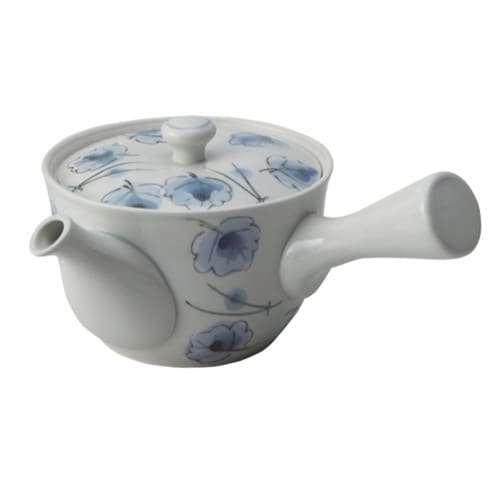 急須 305ml 広口 松葉 茶こし付き