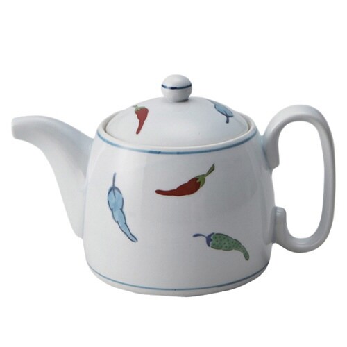 急須 400ml 赤絵唐辛子 ポット ティーポット