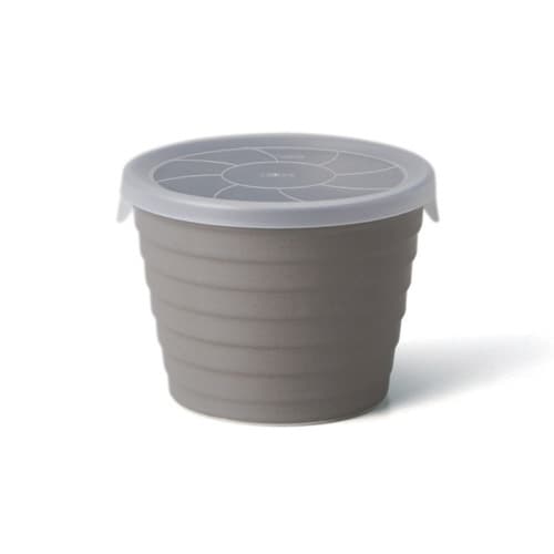 保存容器 抗菌 330ml デリボックス グレー