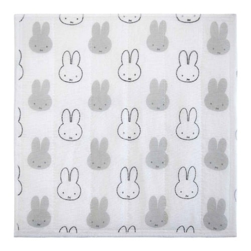 かや織ふきん 同柄3枚セット 顔だけミッフィー