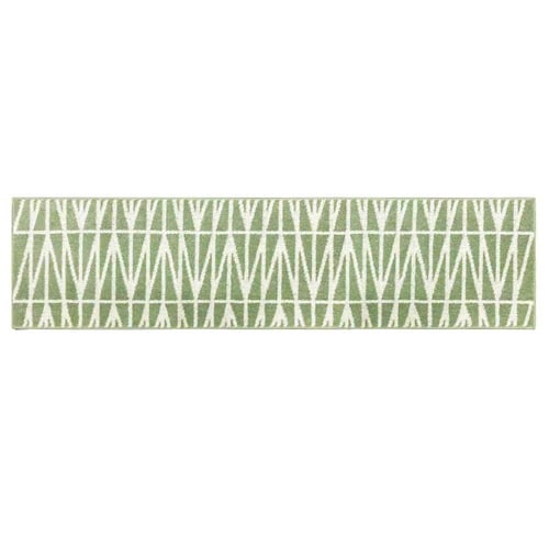 キッチンマット 北欧 シンプル グリーン×2