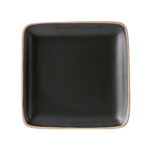 プレート 14cm スクエアプレート ブラック