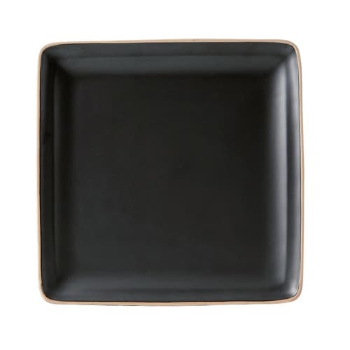 プレート 23cm スクエアプレート ブラック