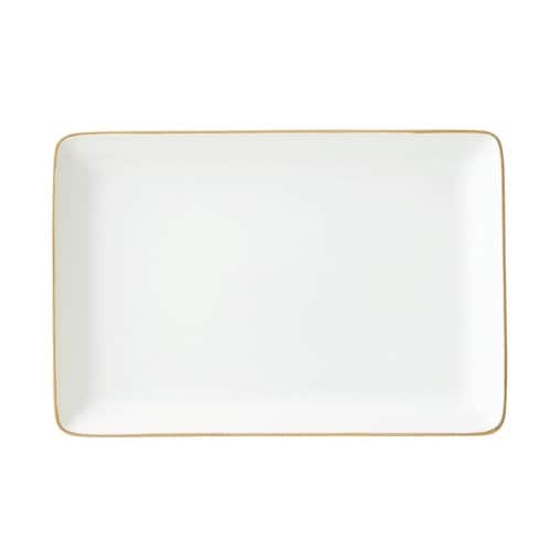 プレート 28cm レクタングルプレート ホワイト
