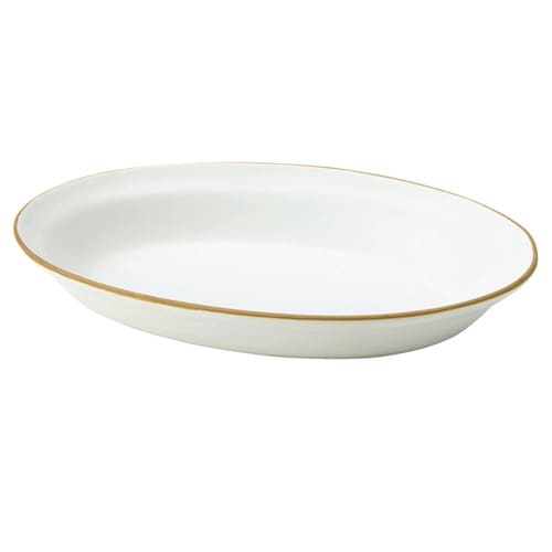 カレー皿 27cm オーバル ホワイト
