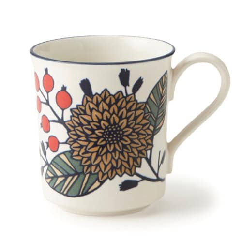 マグカップ 280ml フラワー ダリア×2