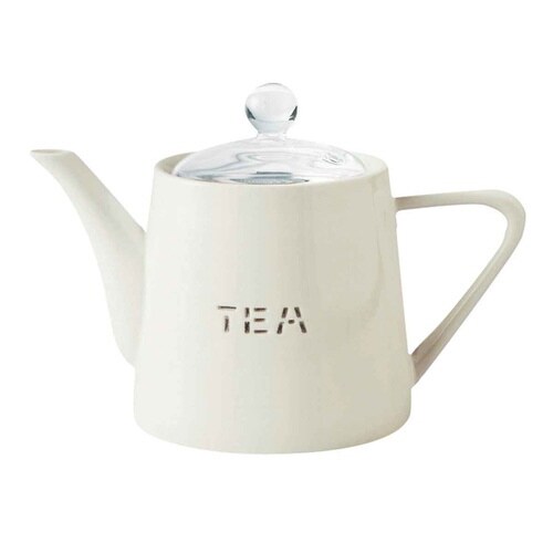ティーポット 510ml 透かし 磁器 TEA