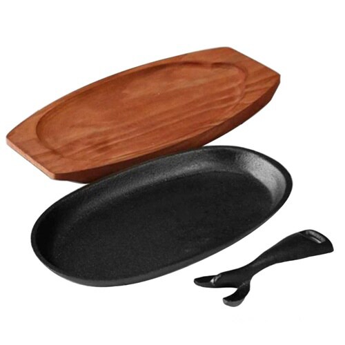 ステーキ皿 24cm 小判型 2枚入り スプラウト