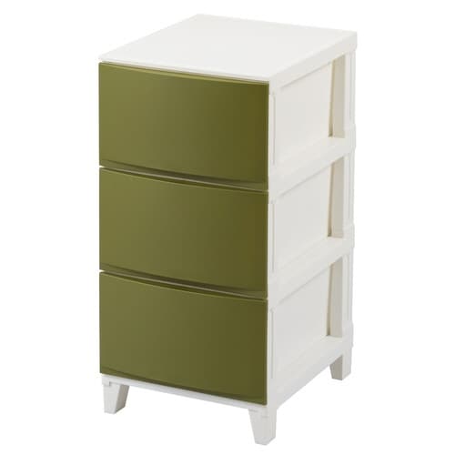 チェスト 3段 サンドカーキ