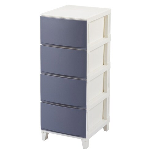 チェスト 4段 サンドネイビー