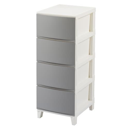 チェスト 4段 サンドグレー