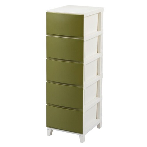 チェスト 5段 サンドカーキ