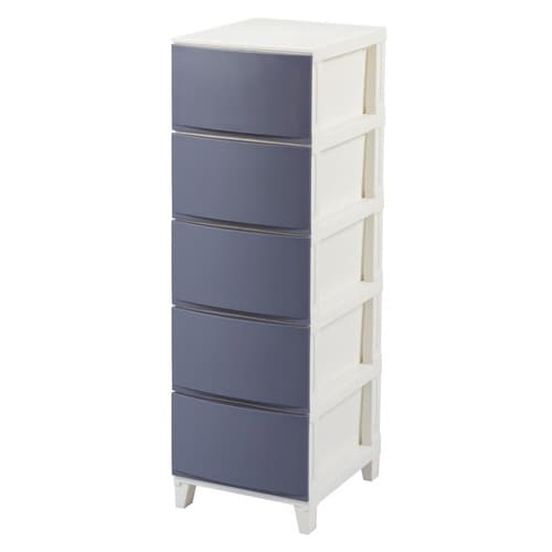 チェスト 5段 サンドネイビー