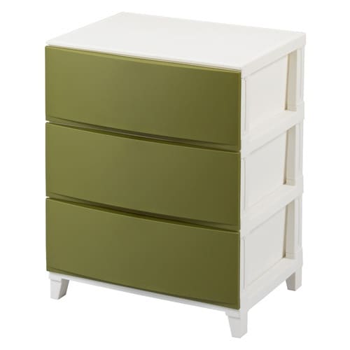 チェスト 3段 サンドカーキ