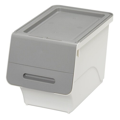 収納ボックス 前開き フロック 30 グレー