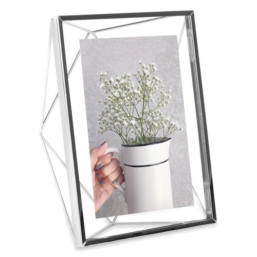 umbraフォトフレーム2L判卓上クロム×2