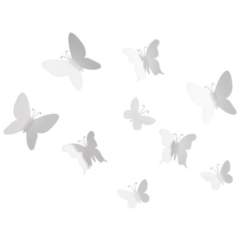 umbra ウォールデコ マリポサ ホワイト×2