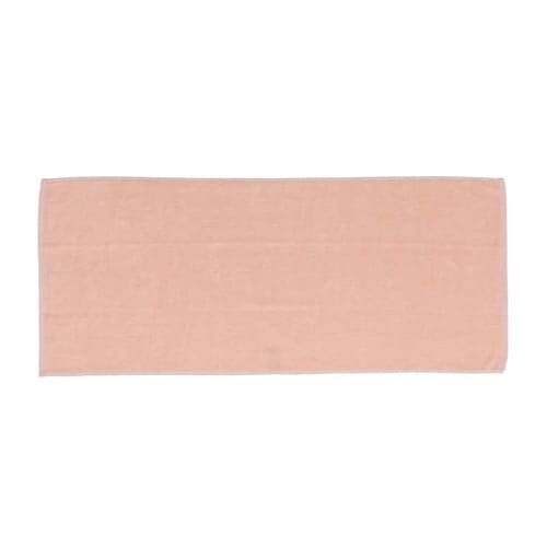 フェイスタオルカララカ34×80cmピンク×2