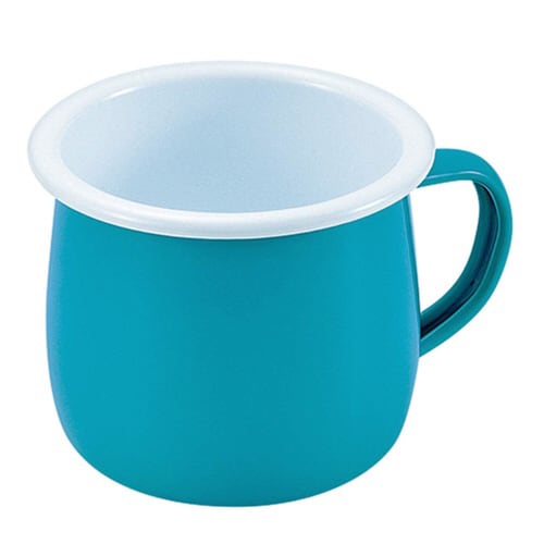 マグカップ400mlホーロープチっとブルー×2