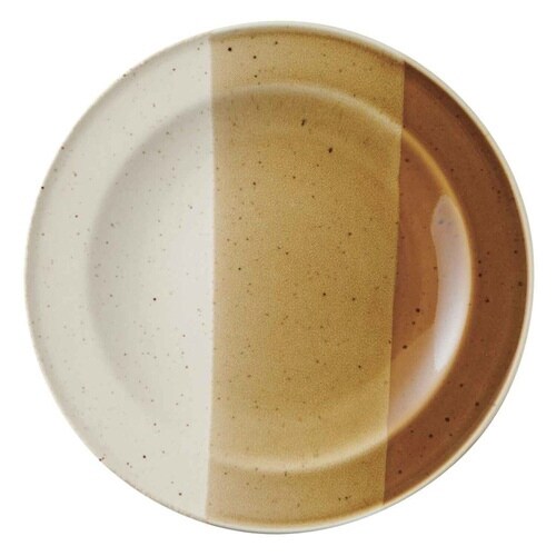プレート 25cm ONE THIRD ブラウン