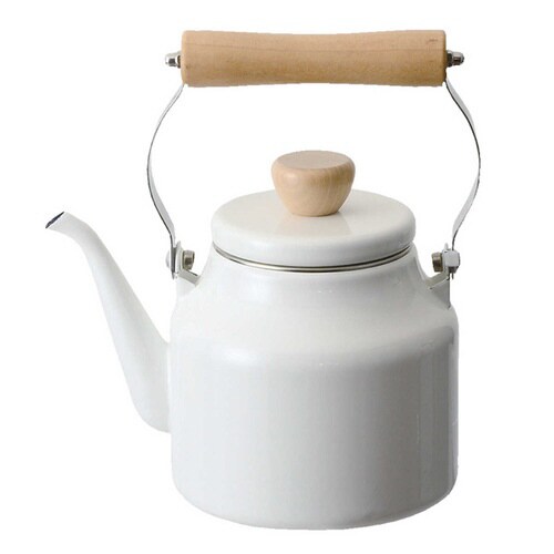 ドリップケトル 1.5L ホーロー製 ホワイト