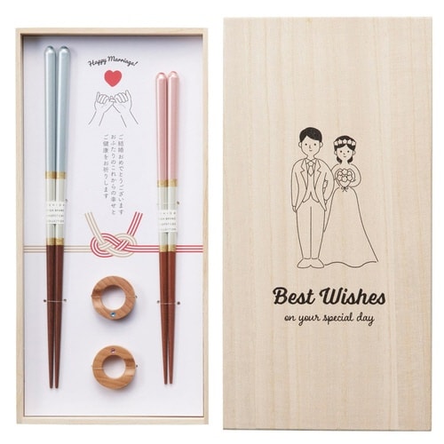 夫婦箸 食洗機対応 結婚祝い 箸置き