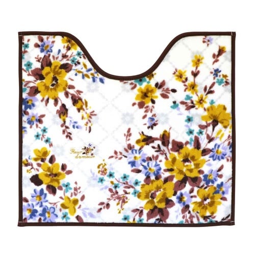 トイレマットアムール58×65cmイエロー×2