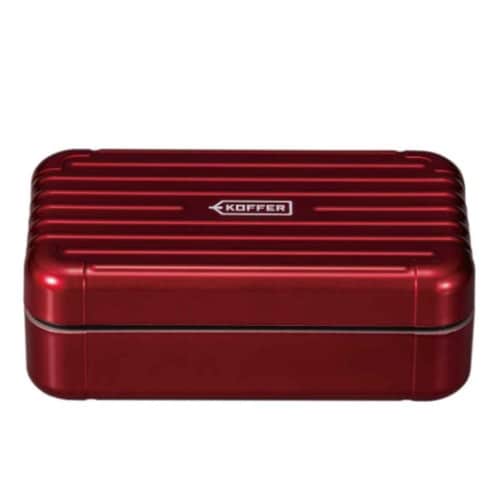 弁当箱 1段 700ml レッドメタリック×2