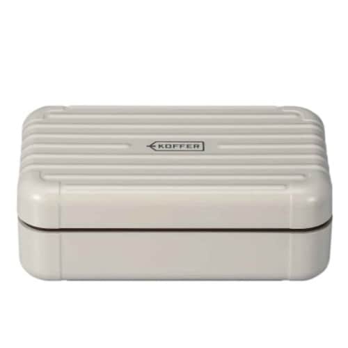 弁当箱 1段 700ml スモーキーホワイト×2