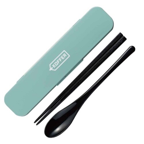 コンビセット 箸 スプーン スモーキーブルー×2