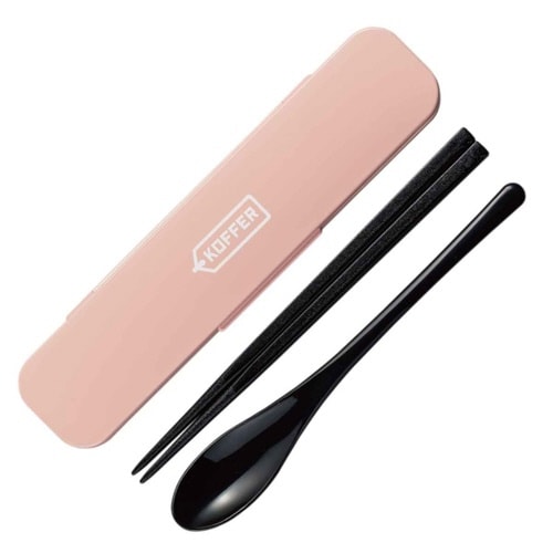 コンビセット 箸 スプーン スモーキーピンク×2