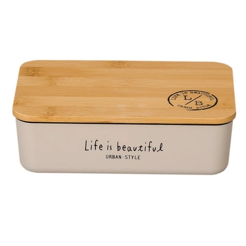 弁当箱 1段 600ml バンブー グレー×2