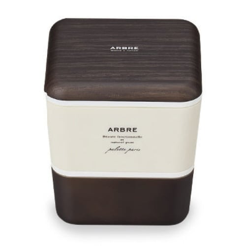 弁当箱 2段 600ml ARBRE ブラウン×2